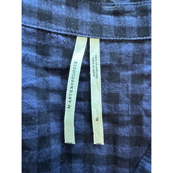 Anthropologie The Carolita Printed Tiered Shirt Dress Size XL - Picture 6 of 13